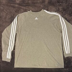 Adidas boy's Green Long Sleeve Shirt
